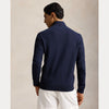 MESH-KNIT COTTON FULL-ZIP SWEATER 