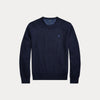 TEXTURED COTTON CREWNECK SWEATER 
