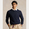 TEXTURED COTTON CREWNECK SWEATER 