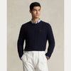 CABLE-KNIT COTTON SWEATER 