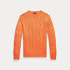 CABLE-KNIT COTTON SWEATER 