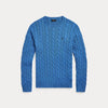 CABLE-KNIT COTTON SWEATER 