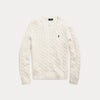 CABLE-KNIT COTTON SWEATER 