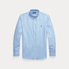 CUSTOM FIT STRIPED STRETCH POPLIN SHIRT 