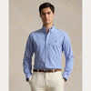 CUSTOM FIT STRIPED STRETCH POPLIN SHIRT 