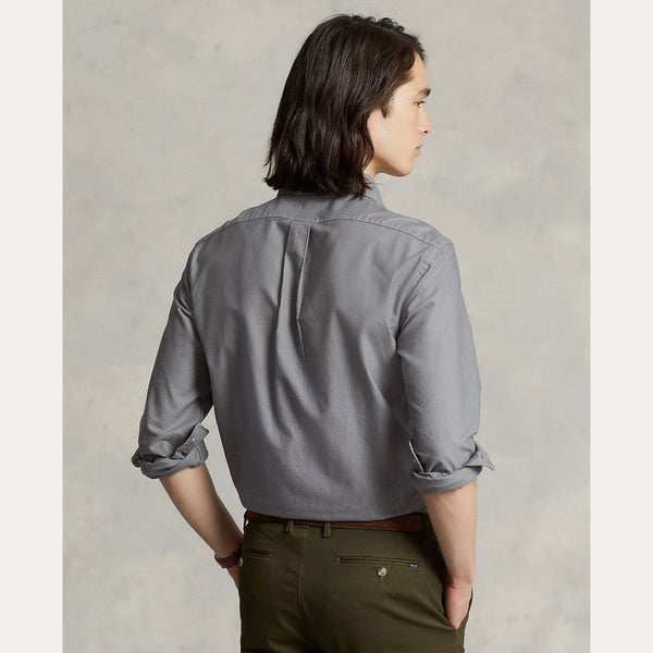 SLIM FIT GARMENT-DYED OXFORD SHIRT