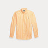 CUSTOM FIT STRIPED STRETCH POPLIN SHIRT 