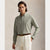 CUSTOM FIT GINGHAM STRETCH POPLIN SHIRT 