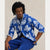 CLASSIC FIT MONSTERA-PRINT OXFORD SHIRT 