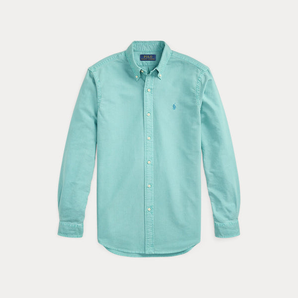 CUSTOM FIT GARMENT-DYED OXFORD SHIRT 