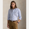 CUSTOM FIT STRIPED STRETCH OXFORD SHIRT 