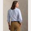CUSTOM FIT STRIPED STRETCH OXFORD SHIRT 