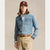 SLUB DENIM WESTERN SHIRT 