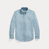 CUSTOM FIT CHAMBRAY SHIRT 