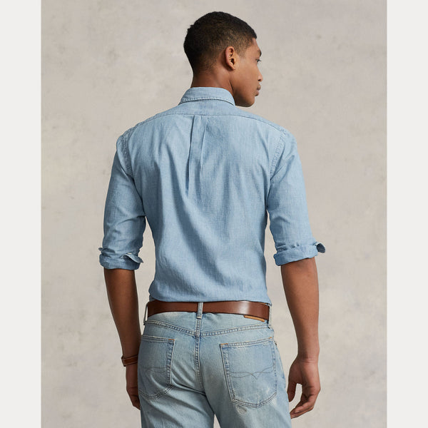 CUSTOM FIT CHAMBRAY SHIRT 