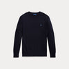 COTTON-CASHMERE CREWNECK SWEATER 