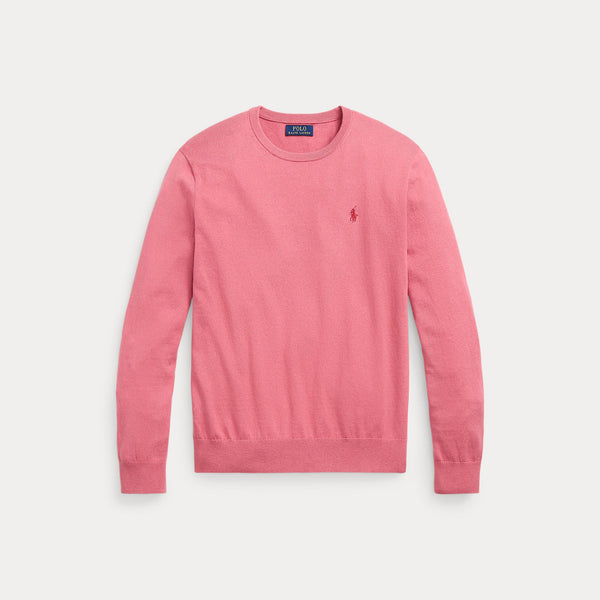 COTTON-CASHMERE CREWNECK SWEATER 