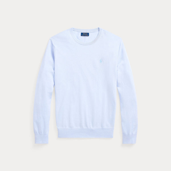COTTON-CASHMERE CREWNECK SWEATER 