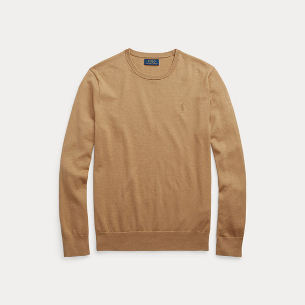 COTTON-CASHMERE CREWNECK SWEATER 