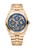 Overseas Perpetual Calendar Ultra-Thin Skeleton 41.5mm Pink Gold Automatic Watch